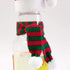 BESTOYARD 8pcs Mini Christmas Scarf Christmas Pet Scarf for Dog Cat and Wine Bottle Decoration for Xmas Party Holiday Dinner Table Ornament