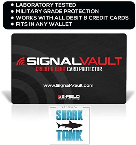 SignalVault Credit & Debit Card Protector - As Seen On Shark Tank