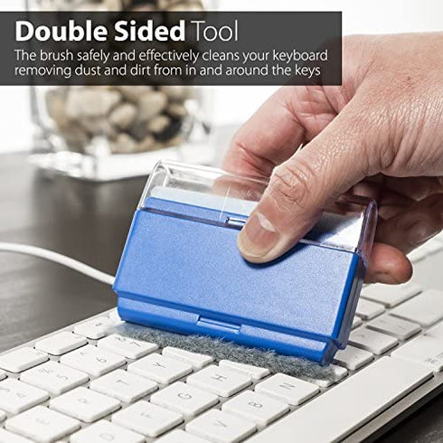 GreatShield Screen Cleaning Kit with 2 Bottle Solution (60ml and 120ml), 2 Microfiber Cloths, 20 Non-Alcohol Screen Cleaning Wipes, and Brush for Laptops, PC monitors, Smartphones, Tablets, TVs