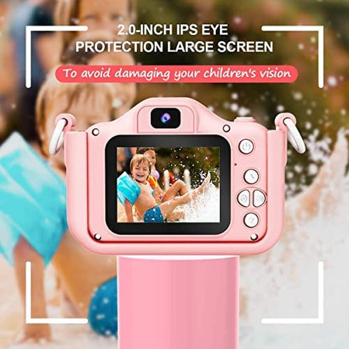 Kids Camera for Girls/Boys, 3-9 Year Old Toys for Girls/Boys, SGAINUL Christmas Birthday Gift for Age 6-9 Girls/Boys Kids Digital Dual Camera, Selfie Camera for Kids, 32GB Memory Card 1