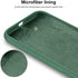 DEENAKIN iPhone Xr Case with Screen Protector,Soft Flexible Silicone Gel Rubber Bumper Cover,Slim Fit Shockproof Protective Phone Case for iPhone Xr Dark Green