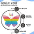 Jumbo Push Popp Fidget Toy 15.7 Inch Big Size Butterfly Pop for Kids Fidget Packs Giant pop it Biggest Jumbo Huge Pop Rainbow Large Super Big Pops Anti-Anxiety Toy Girls Adult (2PCS)