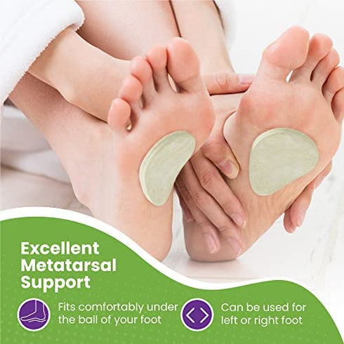 Metatarsal Felt Foot Pad - 1/4" Thick - 6 Pairs (12 Pieces)
