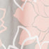 Madison Park Lola 100% Cotton Shower Curtain, Casual Large Floral Design, Modern Bathroom Decor, Machine Washable, Fabric Privacy Screen 72x72", Blush
