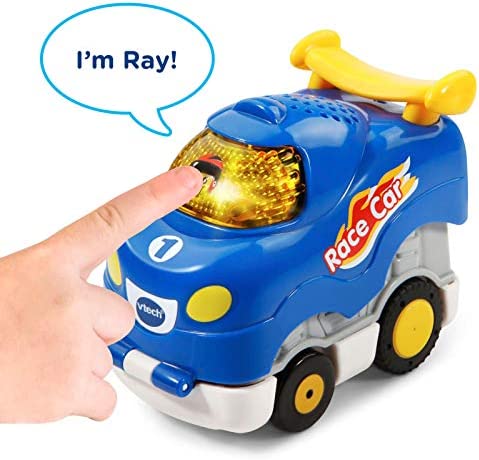 VTech Go! Go! Smart Wheels Press and Race Race Car , Blue