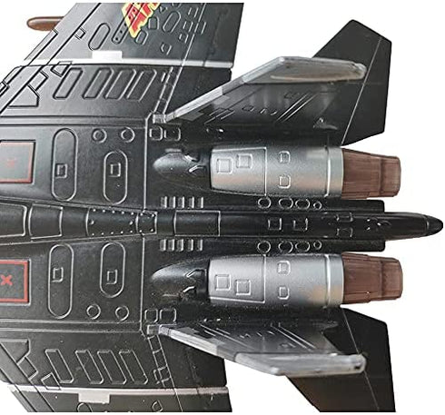 HSOMiD Army Air Force Fighter Jet Toy Military Airplane - Fun Lights and Sounds, Bump and Go Action Pretend Play Kids Aircraft Bomber Plane