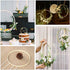 12 Pack Wooden Bamboo Floral Hoop Large Wooden Wreath Hoop Craft Rings Bamboo Circles Macrame Hoops Rings for DIY Dream Catcher, Wedding Wreath Decor, Wall Hanging Crafts(6/8/ 10/12 inch)
