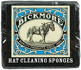 Bickmore Felt Hat Cleaning Sponge - Perfect for Western, Cowboy, Cowgirl Hats & More Black