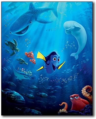 Finding Dory Wall Art Photos - Set of 4 (8 inches x 10 inches) Poster Prints