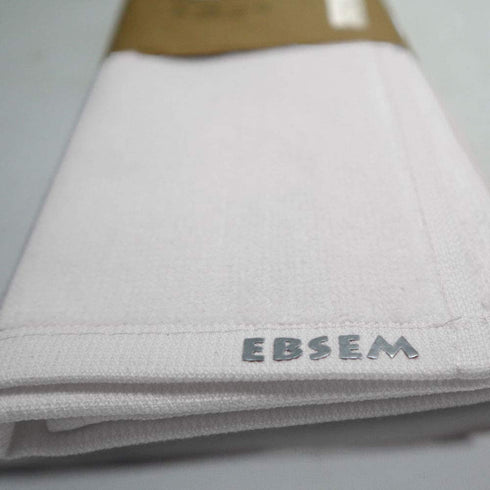 Ebsem Marine & Sea Life Hand Dish Towel 2 Pieces Set Premium Quality Turkish Towels Super Soft, Plush and Highly Absorbent Bath Hammam Gym Nautical Yacht Boat (White, Mermaid)