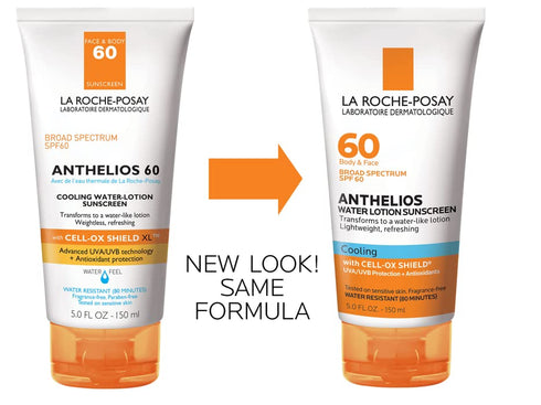 La Roche-Posay Anthelios Cooling Water Lotion Sunscreen for Body and Face, Broad Spectrum Sunscreen SPF, Absorbs Quickly, Water Resistant Every Day Sun Protection for Sensitive Skin