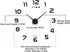 Biramba Frameless DIY Wall Clock,3D Surface Mirror Wall Clock Modern Design Large Mute Wall Watches Stickers for Living Room Bedroom Home Decorations (006Black)
