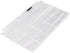 Amazon Basics Plastic Business Card Holder, Protector Sleeves for 3-Ring Binder, Transparent, 25-Pack