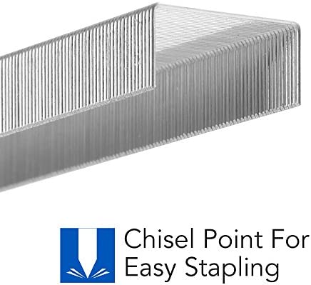 Swingline Staples, Optima, Premium, 1/4" Length, Jam Free Staples for Swingline Stapler Heavy Duty, Perfect for Home Office Supplies & Desktop, 40 Sheet Capacity, 210/Strip, 3750/Box, 1 Pack (35556)