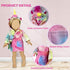 WONDOLL 18-inch Doll Clothes and Doll Sleeping Bag Set with Matching Sleepover Masks & Pillow