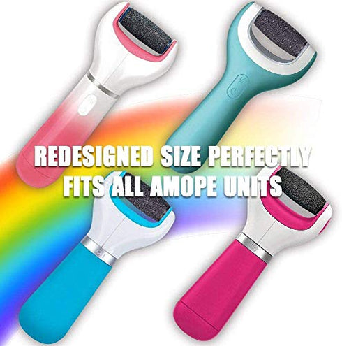 Premium 5 Extra Coarse & 5 Regular Coarse Replacement Refill Roller for Amope Pedi Refills Electronic Perfect Foot File