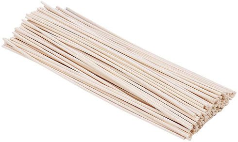 Wood Rattan Reed Sticks, Reed Diffuser Sticks, Essential Oil Aroma Diffuser Sticks (110 Pcs) 11" X 3mm