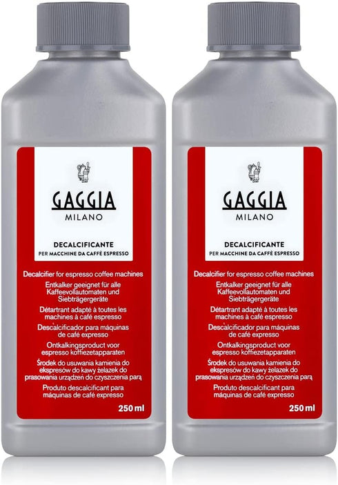 Gaggia Decalcifier Descaler Solution 250ml (2 Bottles)