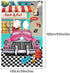 50's Decorations 50's Theme Party Rock and Roll Backdrop Banner Background Photo Booth Props for 1950's Party Decoration