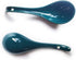 Chinese Soup Spoons Ceramic Asian Japanese Serving Spoon QHC KOCK 6.8 Inch blackish green Deep Porcelain Pho Spoon for Home Kitchen Supplies, Ramen Wonton Dumpling Miso, Noodle, Wontons