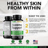 Eczema Treatment & Support for Natural Relief - Made in USA Dupixent Alternative - Skin Vitamins & Herbals for Eczema, Acne, Psoriasis, Rosacea Treatment with Zinc, Niacinamide & Probiotics - 60 caps