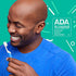 Quip Adult Electric Toothbrush - Sonic Toothbrush with Travel Cover & Mirror Mount, Soft Bristles, Timer, and Plastic Handle - Blue