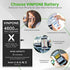 Battery for iPhone X,Upgraded 4600mAh Ultra High Capacity New 0 Cycle Replacement Battery for iPhone X Model A1865, A1901, A1902 with Complete Professional Repair Tool Kit