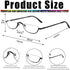 Viseng 2 Pairs Half Frame Reading Glasses for Women Men Slim Half Moon Lens Readers Metal Semi Rimless eyewear +3.0