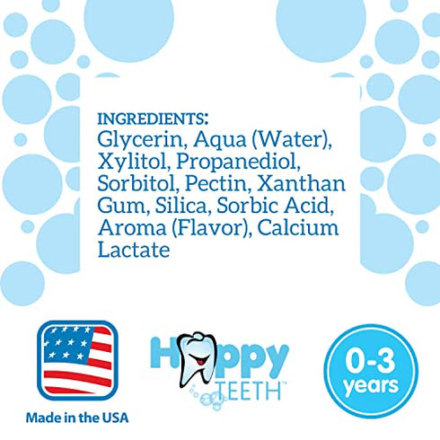 Dr. Brown's Baby Toothpaste, Apple Pear Flavor Toddlers and Kids Love, Fluoride Free, Made in the USA, 0-3 Years, 1.4oz
