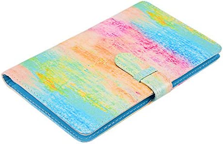 Sunmns Colorful Wallet PU Leather Photo Album Compatible with Fujifilm Instax Mini 11 9 8 90 8+ 26 7s Instant Camera Film, Polaroid Snap Zip Z2300 PIC-300 Film (Rainbow)