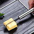 VANRA Wide Butter Spreader Knife Set 4-Piece Stainless Steel Cheese Knife Serrated Edge Sandwich Condiment Jam Bread Cream Knives 7.8-inch