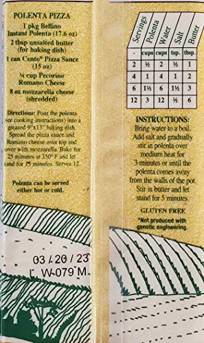 BELLINO Polenta Instant, 17.6 oz