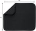 Envision Home Absorbent, Reversible Microfiber Dish Drying Mat for Kitchen, 16 Inch x 18 Inch, Black