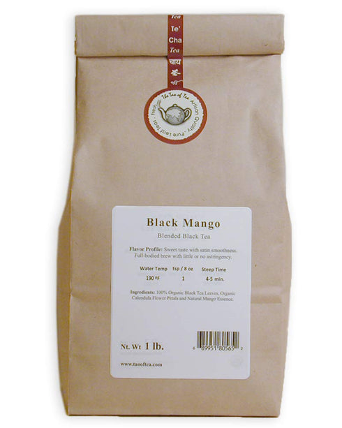 The Tao of Tea Black Mango Blended Black Tea, 1-Pounds