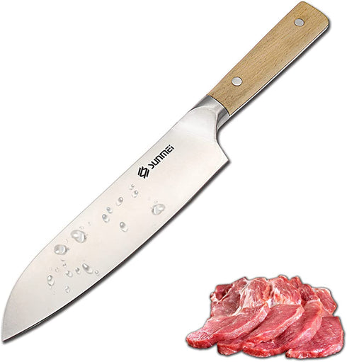 Sunmei 8 Inch Chef's Knife, High Carbon 5Cr15MoV Stainless Steel Kitchen Knives with Wooden Handle, Ultra Sharp, Best Choice for Home Kitchen and Restaurant(Original)