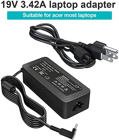 Pa-1450-26 Acer Charger, Adp-45fe f Acer Charger Compatible with Acer Aspire a515-54 Charger for Acer a115-31-c0yl Charger and Acer Chromebook C720 Charger, Included AC Adapter and Power Cord