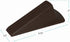 Master Manufacturing Brown Giant Foot Door Stop, Heavy Duty Rubber Wedge Design, Made in the USA, Holds Doors Up to 2" Clearance Securely (00964)