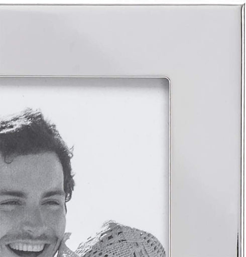 Malden International Designs Essentials Silver Metal Engravable Picture Frame, 4x6, Silver