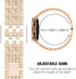 Supoix Compatible for Samsung Galaxy Watch 4/Watch 5 40mm 44mm/Galaxy Watch 3 41mm/Galaxy Watch 42mm/Active 2 Band, 2 Pack 20mm Women Jewelry Bling Metal Replacement Strap (Rose gold)