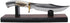 Treasure Gurus Natural Brown Wood Fixed Blade Knife Collection Display Stand Holder Rustic Cabin Home Decor