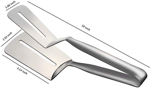 Service Tongs Kitchen Tongs Stainless Steel Bread Tongs/Steak Clamps/Fried Steak Clamp/Barbecue Tongs Joyden 10 Inch Premium Steak Clip(1 PCS)