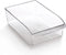 BINO | Plastic Storage Bins, Medium | THE CURVE COLLECTION | Multi-Use Organizer Bins | Built-In Handle | BPA-Free | Pantry Organization | Home Organization | Fridge Organizer | Freezer Organizer