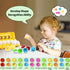 CPSYUB Toddler Toys, 18 Month Toys, Easter Eggs Gifts Toys for 1, 2, 3 Year Old Girls / Boys, Montessori Matching Eggs Educational Color & Shape Recognition Skills Learning Toys BPA Free (12 Eggs)