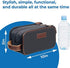 Travel Toiletry Bag - Dopp Kit for Men - Cosmetic Toiletry Bag for Men | Large Portable Bathroom Accessories Kit| Toiletry Kit | Hygiene Shaving bag | Mens Toiletry Travel Bag | Toiletries Bag for Men