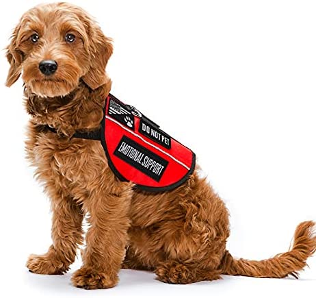 14 PCS Service Dog Patches Reflective Service Dog Vest Patches with Velcro Tactical Hook Loop Harness Patch Set for in Training Dog,Large Dog