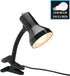Xtricity Desk Lamp with Clamp Base and Adjustable Gooseneck, 7W A19 LED Bulb Included, 120 Volt, Convenient On/Off Switch, 10.25 Inches Tall (26cm), Black Finish