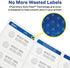 Avery High Visibility Printable Round Labels with Sure Feed, 1-2/3" Diameter, White, 600 Customizable Blank Labels (5293)