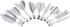 Stainless Jelly Molds, 3D Gelatin Jelly Molds Stainless Steel DIY Pudding Art Needle Syringe Cake Decorating Tool mold kit Stainless Jelly Art(?35100‘M))