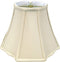 Royal Designs, Inc. BSO-701-14BG Flare Bottom Outside Corner Scallop Basic Lamp Shade, 8 x 14 x 11, Beige