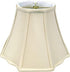 Royal Designs, Inc. BSO-701-14BG Flare Bottom Outside Corner Scallop Basic Lamp Shade, 8 x 14 x 11, Beige